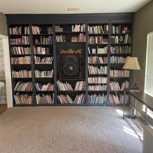 Nognom's Finished Bookshelf